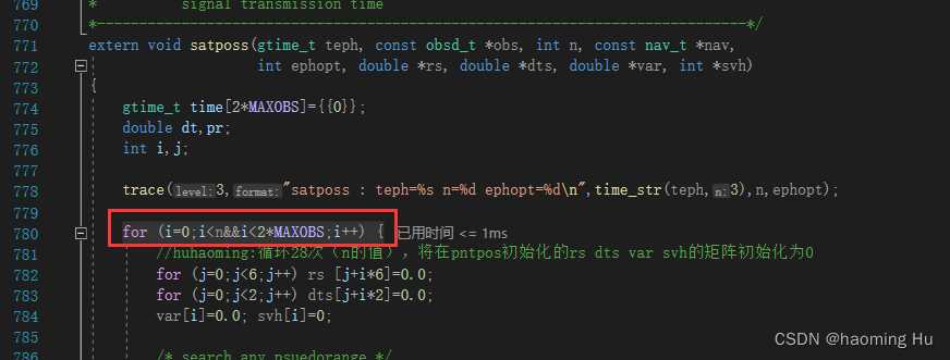 Rtklib source code, RTK difference calculation, rtkpos and replos function process sorting