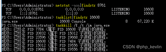 Solution to the occupation of project startup port