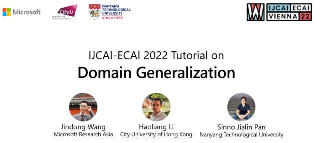 Ijcai2022 meeting! Microsoft and other tutorials on domain generalization