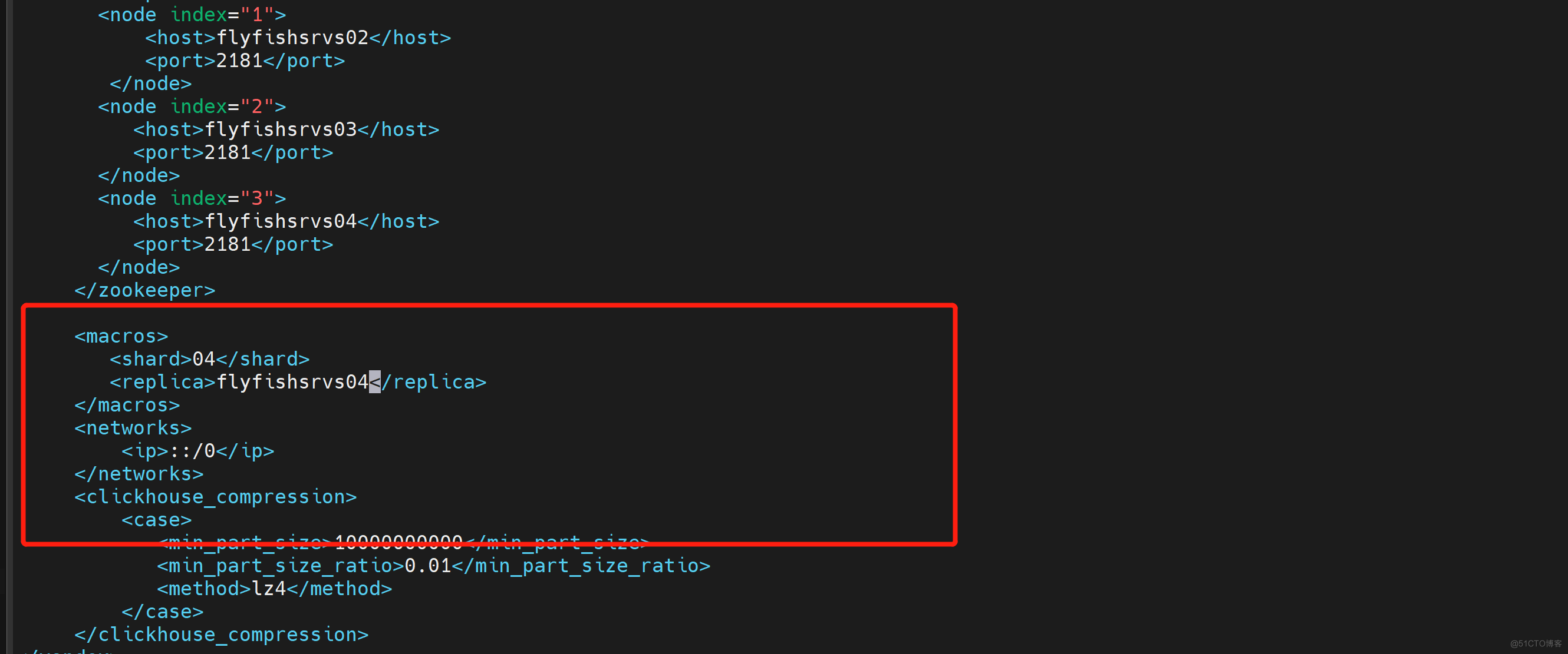 clickhouse 21.x The cluster is deployed in four pieces and one copy _clickhouse21.x_19