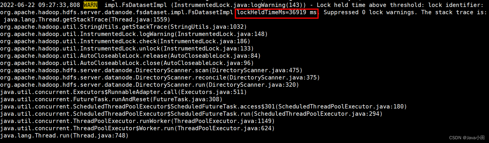 Troubleshooting of datanode entering stale status