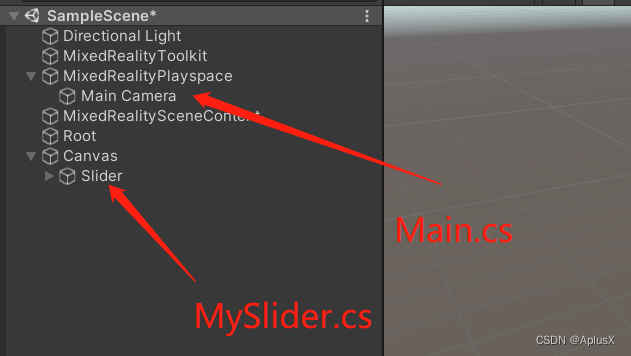 Unity slider slider development