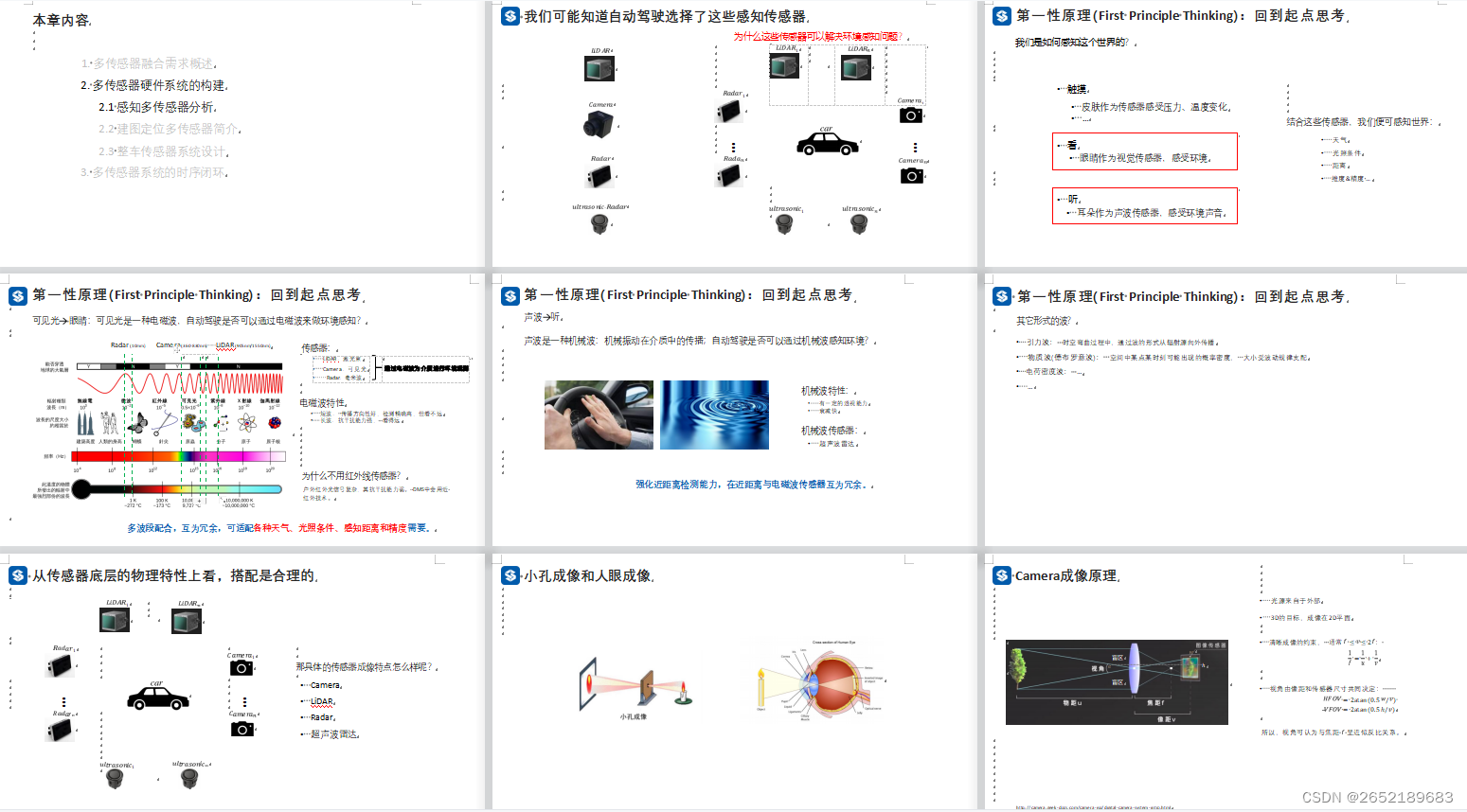 Multisensor fusion sensing