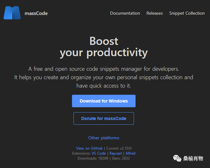 massCode 一款优秀的开源代码片段管理器
