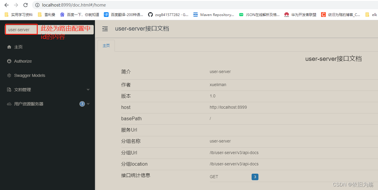（5） Cloud integrated gateway gateway +swagger documentation tool
