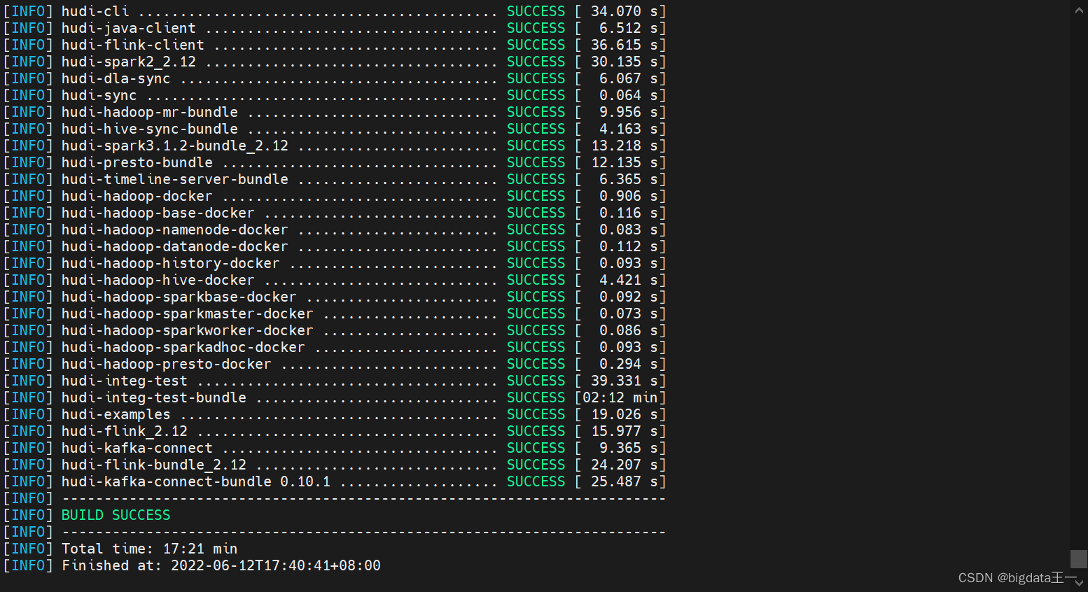 [hudi]hudi compilation and simple use of Hudi & spark and Hudi & Flink
