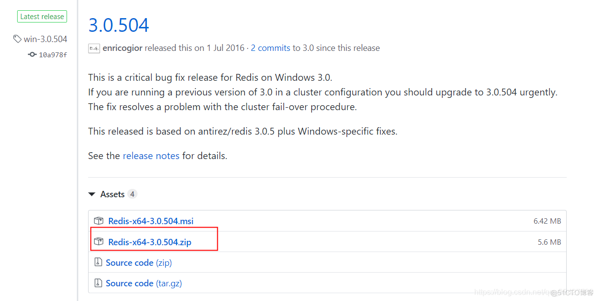 Windows10 Install the install free version redis_redis