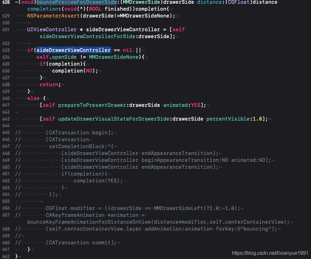 Mmdrawercontroller first loading sidebar height problem