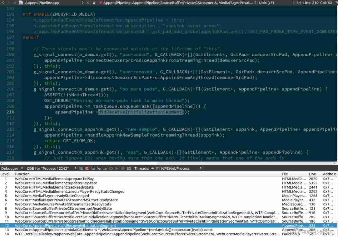 Wpewebkit debugging MSE playback